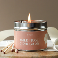 Wild Rose and Rhubarb Candle - Wild Rose and Rhubarb candle, Fresh flowers and Gifts delivered in Bolsover, Chesterfield