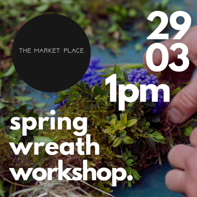 Spring Wreath Workshop - 1pm - Join me for a blooming fabulous day at The Market Place (S44) on Sunday 29th March at 10:00am, where I’ll be sharing techniques that earned me Gold and the title of UK Florist of t